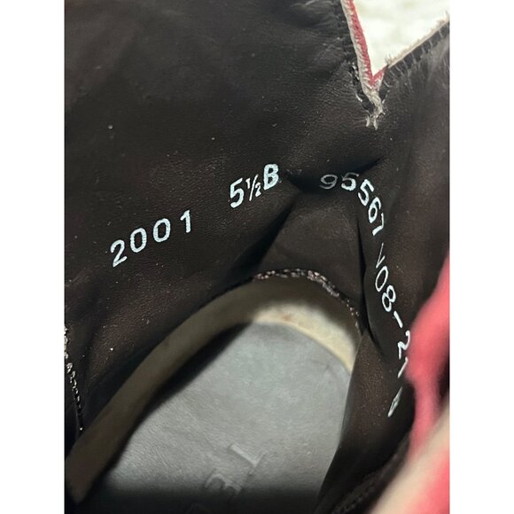 Tecovas Lucy Red Sueded Leather Bootie - NWT - Size 5.5B - Picture 6 of 6